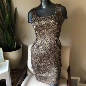 Ann Taylor faux lace dress